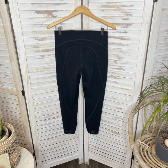 SPANX Women's M Shapewear Workout Legging Black Perforated Leg Seamless Waist - Picture 11 of 12